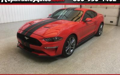 Photo of a 2018 Ford Mustang Ecoboost Premium Coupe Repairable Side Damage for sale