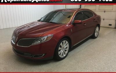 Photo of a 2013 Lincoln MKS Ecoboost AWD Repairable Hail Damage for sale