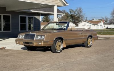 Photo of a 1983 Chrysler Lebaron Convertible for sale