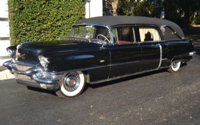 Photo of a 1956 Cadillac Eureka Landau Hearse 3-WAY Sideloader 8680SS for sale