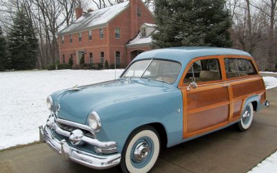 Photo of a 1951 Ford Country Squire Station Wagon Woodie for sale