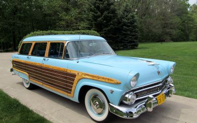 Photo of a 1955 Ford Country Squire Station Wagon Woodie for sale