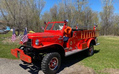 Photo of a 1958 Dodge Power Wagon Fire Truck for sale