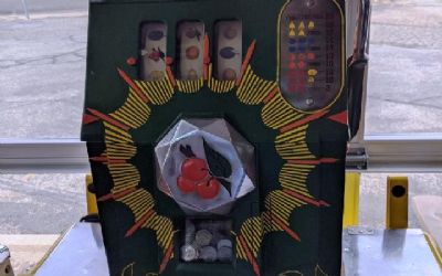 Photo of a Vintage Slot Machine for sale