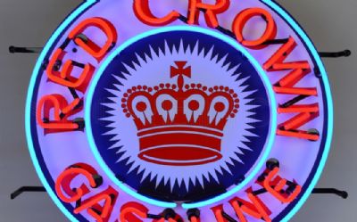 Photo of a 2024 Red Crown Neon Sign for sale