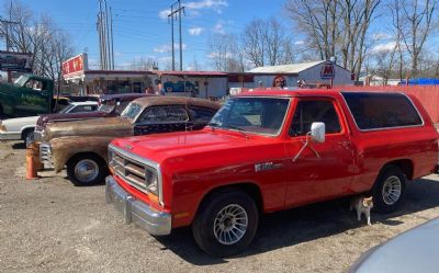 1987 Dodge Ramcharger 150 2DR SUV