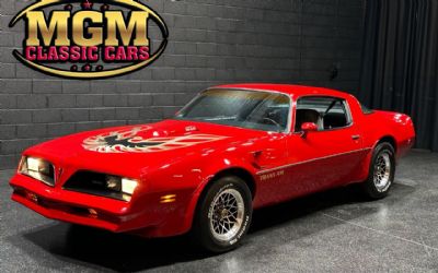 1978 Pontiac Trans Am 6.6L V-8, Automatic Air Conditioning