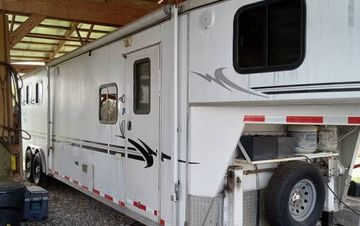 2004 Bison Alumasport Livestock Trailer 