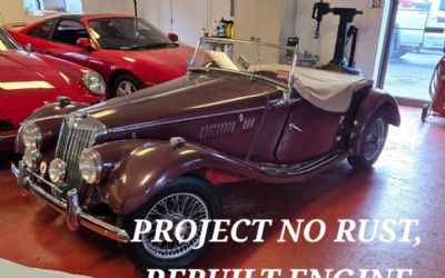 Photo of a 1954 MG TF Project. No Rust for sale