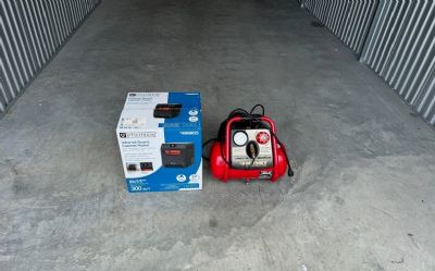 Photo of a Utilitech Infrared Quartz Cabniet Heater & Husky Air Compressor 1 1/2 H Utilitech Infrared Quartz Cabniet Heater & Husky Air Compressor 1 1/2 HP for sale