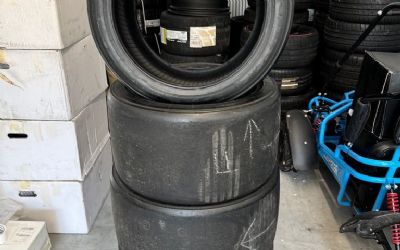 Photo of a 2 Pirelli 325- 65-18 & 2 Pirelli 325-705-18 Racing 2 Pirelli 325- 650-18 & 2 Pirelli 325-705-18 Racing Sliks for sale