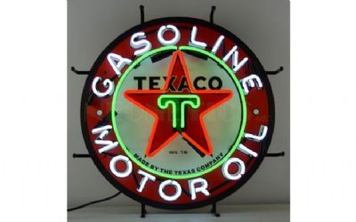 Photo of a Auto-Texaco Motor OIL Neon Sign Auto-Texaco Motor OIL Neon Sign for sale