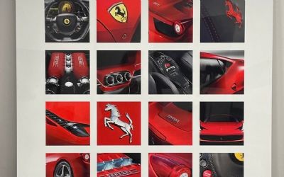 Photo of a Multiple Ferrari Still Shots Poster Multiple Ferrari Still Shots Poster for sale