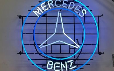 Photo of a Mercedes Benz Neon Sign Mercedes Benz Neon Sign for sale