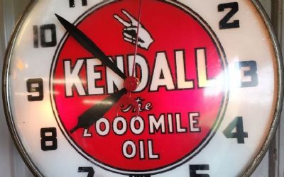 Photo of a 195's Kendall PAM Clock 1950's Kendall PAM Clock for sale