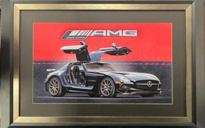 Photo of a Mercedes AMG Framed Picture Mercedes AMG Framed Picture for sale