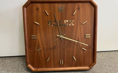 Photo of a Rolex Clock Rolex Clock for sale