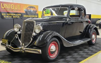 Photo of a 1934 Ford Deluxe 5 Window Coupe Rumblese 1934 Ford Deluxe 5 Window Coupe Rumbleseat for sale