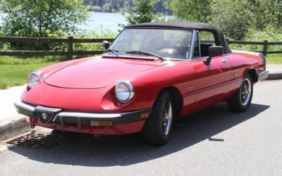 Photo of a 1986 Alfa Romeo Spider Convertible for sale