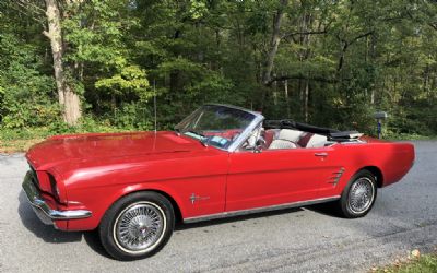 Photo of a 1966 Ford Mustang Convertible for sale