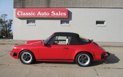 Photo of a 1987 Porsche 911 Carrera Cabriolet 1 Owner Like New for sale