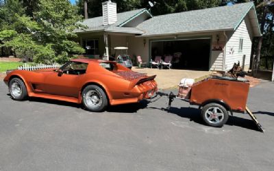 Photo of a 1977 Chevrolet Corvette With Matching DOG Cart for sale