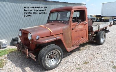 Photo of a 1951 Jeep Pickup What YOU See Is What YOU GET for sale