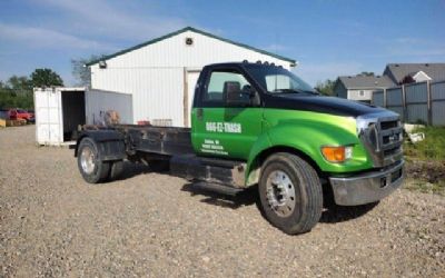 Photo of a 2006 Ford F650 With Assorted Sized Dumpsters for sale