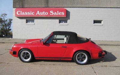 Photo of a 1987 Porsche 911 Carrera Cabriolet All Options 1 Owner for sale