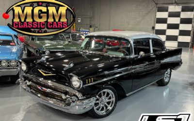 Photo of a 1957 Chevrolet Bel Air Restomod LS1 Engine Upgrades Diamond Black for sale