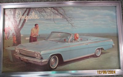 Photo of a 1962 Chevrolet Impala Convertible Dealership Sign for sale