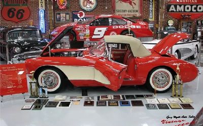 Photo of a 1957 Chevrolet Corvette Convertible. Venetian Red, 283-245HP 3 Speed Award Winner “just IN” for sale