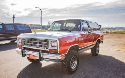 Photo of a 1984 Dodge Ramcharger 150 2DR 4WD SUV for sale