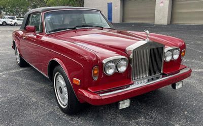 1986 Rolls Royce Corniche II Convertible