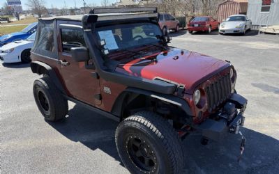 2008 Jeep Wrangler X 4X4 2DR SUV