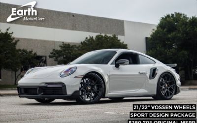 Photo of a 2022 Porsche 911 Turbo S Sport Design Package - Vossen Wheels for sale