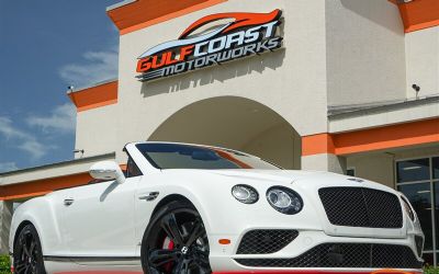 Photo of a 2017 Bentley Continental GT Speed Convertible for sale