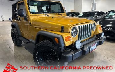 Photo of a 2003 Jeep Wrangler Sport SUV for sale